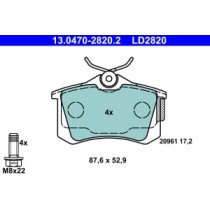 Set placute frana,frana disc ATE