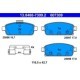 Set placute frana spate ATE pentru OPEL AMPERA, ASTRA J, ASTRA J GTC, CASCADA, MOKKA, ZAFIRA C 42.7mm x 116.5mm x 16.7mm