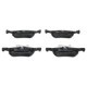 Set placute frana spate ATE pentru FORD FIESTA VII 1.0-1.5D 05.17, inaltime 42.4 mm, latime 123.0 mm, grosime 14.3 mm