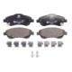 Set placute frana fata ATE cu suplimente si suruburi etrier HONDA CR-V II III IV 1.6D-2.4 09.01, dimensiuni 60.5mm x 151.1mm x 19.3mm