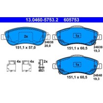 Set placute frana,frana disc ATE