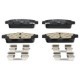 Set placute frana spate ATE pentru CHEVROLET AVEO, CRUZE, ORLANDO, TRAX, VOLT, OPEL AMPERA, ASTRA J, CASCADA, MOKKA 42.7mm x 116.5mm x 17.0mm