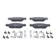 Set placute frana fata ATE cu suplimente, suruburi etrier, JAGUAR S-TYPE II 2.5-4.2 01.99-10.07, dimensiuni 58.1mm x 163.3mm x 17.8mm