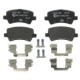 Set placute frana spate ATE cu suplimente si suruburi etrier pentru VOLVO S60 II, S80 II, V60 I, V70 III, XC60 I, XC70 II 48.7x106.0x17.3 mm