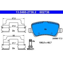 Set placute frana,frana disc ATE