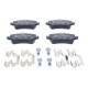 Set placute frana spate ATE cu suplimente si suruburi etrier pentru VOLVO S60 II, S80 II, V60 I, V70 III, XC60 I, XC70 II 48.7x106.0x17.3 mm