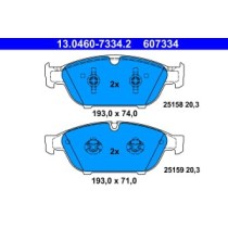 Set placute frana,frana disc ATE