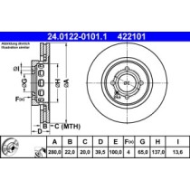 Disc frana ATE