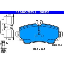 Set placute frana,frana disc ATE