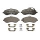 Set placute frana fata cu suplimente si suruburi de ghidare etrier frana ATE pentru CITROEN JUMPY II FIAT SCUDO PEUGEOT EXPERT TOYOTA PROACE