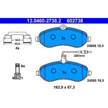 Set placute frana,frana disc ATE