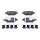 Set placute frana Spate ATE pentru TOYOTA VERSO 1.6-2.2D 04.09-08.18, Inaltime 48.7 mm, Latime 101.8 mm, Grosime 16.5 mm