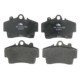 Set placute frana fata ATE pentru PORSCHE BOXSTER 2.5/2.7 09.96-12.04, inaltime 78.0 mm, latime 114.0 mm, grosime 15.5 mm