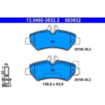 Set placute frana,frana disc ATE