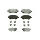 Set placute frana fata ATE pentru TOYOTA AVENSIS, VERSO 2.0D/2.2D 11.08-10.18, inaltime 60.8 mm, latime 150.7 mm, grosime 18.8 mm