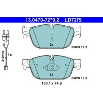 Set placute frana,frana disc ATE