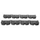 Set placute frana fata ATE pentru MERCEDES CLS (C219), E T-MODEL (S211), E (W211), S (C215), S (W220), S (W221, V221), SL (R230) 78.5x97.8x17.5 mm