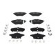 Set placute frana fata ATE pentru TOYOTA AURIS, COROLLA 1.2-1.8H 10.12-08.19, dimensiuni 57.1 mm x 134.2 mm x 18.7 mm