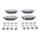 Set placute frana spate ATE pentru CHRYSLER GRAND VOYAGER V, DODGE GRAND, FIAT FREEMONT, FORD USA FREESTAR, LANCIA VOYAGER 2.0D-4.2