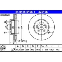 Disc frana ATE