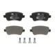 Set placute frana Spate ATE cu suruburi de ghidare etrier FIAT CROMA 1.8-2.4D 06.05-12.11 46.4mm x 105.5mm x 17.1mm