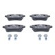 Set placute frana Spate ATE cu suruburi de ghidare etrier FIAT CROMA 1.8-2.4D 06.05-12.11 46.4mm x 105.5mm x 17.1mm