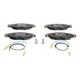 Set placute frana fata ATE pentru CITROEN C5 I, C5 II, C5 II/KOMBI, C5 I/KOMBI 2.0D/2.2D/3.0, dimensiuni 62.8mm x 168.7mm x 17.8mm