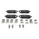 Set placute frana spate ATE pentru JEEP CHEROKEE 2.0D-3.2, inaltime 49.5 mm, latime 115.5 mm, grosime 18.0 mm