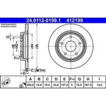 Disc frana ATE