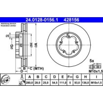 Disc frana ATE