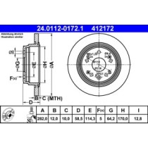 Disc frana ATE