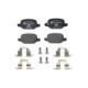 Set placute frana Spate ATE cu suplimente suruburi de ghidare etrier FIAT 500L 0.9-1.6D 09.12 Inaltime 44.0 mm Latime 95.8 mm Grosime 17.1 mm