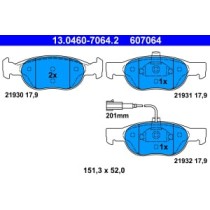 Set placute frana,frana disc ATE