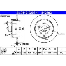 Disc frana ATE