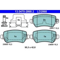 Set placute frana,frana disc ATE