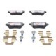 Set placute frana disc ATE ceramica spate cu accesorii pentru CHEVROLET VIVA, KIA VENGA, LADA KALINA, OPEL ASTRA G 42.8mm x 95.3mm x 15.3mm