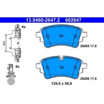 Set placute frana,frana disc ATE