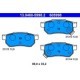 Set placute frana spate ATE pentru FORD MAVERICK, HONDA ACCORD III, CIVIC II-VI, CONCERTO, CRX II-III, PRELUDE III, MG MG ZR 1.1-2.7D