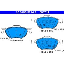 Set placute frana,frana disc ATE