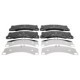 Set placute frana Fata ATE pentru PORSCHE CAYENNE, MACAN, PANAMERA, VW TOUAREG, dimensiuni 94.3 mm x 209.5 mm x 16.0 mm