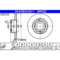 Disc frana ATE