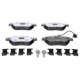 Set placute frana fata ATE cu suplimente suruburi de ghidare etrier pentru ALFA ROMEO MITO FIAT 500 500 C FIORINO GRANDE PUNTO