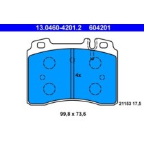 Set placute frana,frana disc ATE