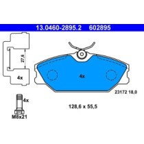 Set placute frana,frana disc ATE