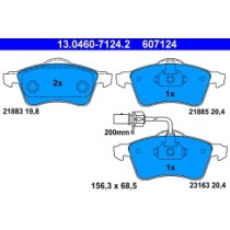 Set placute frana,frana disc ATE