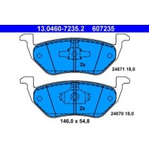 Set placute frana,frana disc ATE