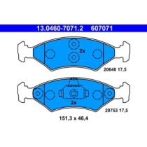 Set placute frana,frana disc ATE