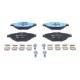 Set placute frana fata ATE cu suplimente si suruburi de ghidare pentru CITROEN C3, DS 3, C3 AIRCROSS, dimensiuni 59.2mm x 136.8mm x 18.0mm