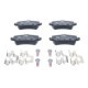 Set placute frana Spate ATE cu suplimente si suruburi de ghidare etrier VOLVO S60 II S80 II V60 I V70 III XC70 II 48.7x106.0x17.3 mm