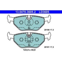 Set placute frana,frana disc ATE